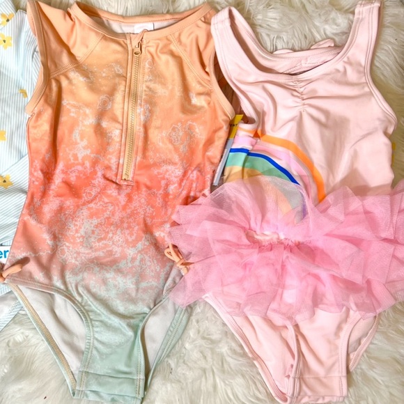 5T swim bundle- Cat & Jack NWT rash guards - Picture 3 of 3